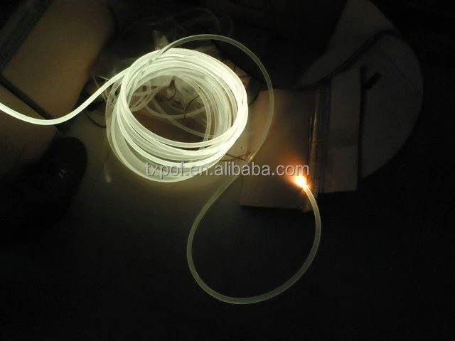 Side Glow Optical Fiber For Pool Light